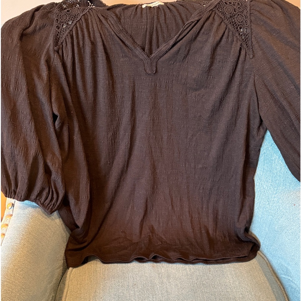Max Studio Black Top Size 3x